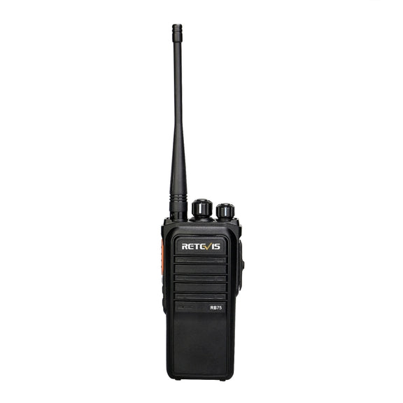 RETEVIS RB75 5W US Frequency 462.5500-467.7125MHz 30CHS GMRS Two Way Radio Handheld Walkie Talkie(Black)