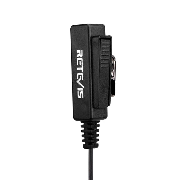 RETEVIS TK 2 Pin Long Clip Air Guide Covert Acoustic Tube Earpiece Speaker Microphone for H-777 / RT-5R / RT-5RV / RT-B6