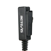 RETEVIS M 2 Pin Long Clip Air Guide Covert Acoustic Tube Earpiece Speaker Microphone