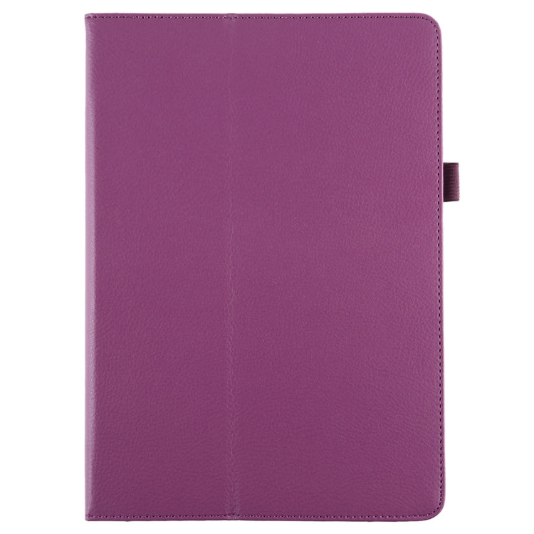 Litchi Texture Horizontal Flip Leather Case with Holder For iPad 10.5 / iPad 10.2 2021 / 2020 / 2019(Purple) - iPad 10.2 Cases by PMC TechLife | Online Shopping South Africa | PMC TechLife
