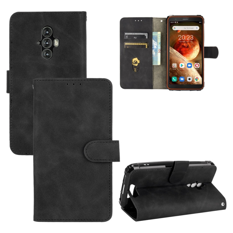 For Blackview BV6600 Solid Color Skin Feel Magnetic Buckle Horizontal Flip Calf Texture PU Leather Case with Holder & Card Slots & Wallet(Black) - More Brand by PMC TechLife | Online Shopping South Africa | PMC TechLife | Buy Now Pay Later Mobicred