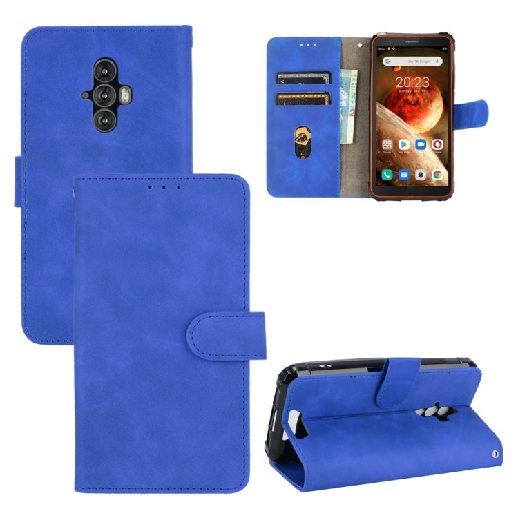 For Blackview BV6600 Solid Color Skin Feel Magnetic Buckle Horizontal Flip Calf Texture PU Leather Case with Holder & Card Slots & Wallet(Blue) - More Brand by PMC TechLife | Online Shopping South Africa | PMC TechLife | Buy Now Pay Later Mobicred