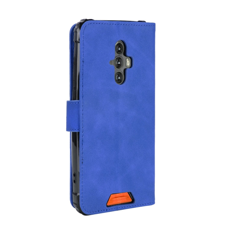 For Blackview BV6600 Solid Color Skin Feel Magnetic Buckle Horizontal Flip Calf Texture PU Leather Case with Holder & Card Slots & Wallet(Blue) - More Brand by PMC TechLife | Online Shopping South Africa | PMC TechLife | Buy Now Pay Later Mobicred
