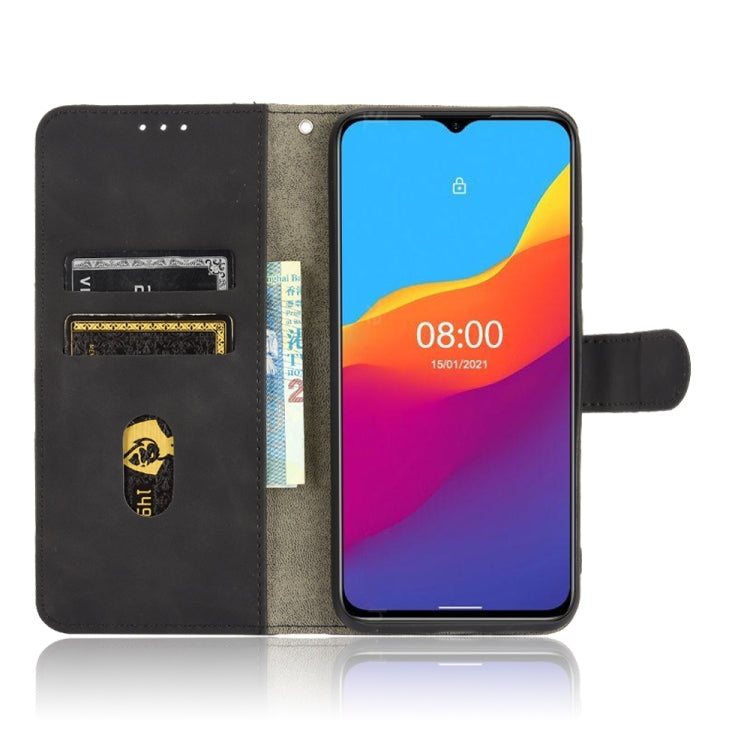 For Ulefone Note 10 Solid Color Skin Feel Magnetic Buckle Horizontal Flip Calf Texture PU Leather Case with Holder & Card Slots & Wallet(Black) - Ulefone Cases by PMC Jewellery | Online Shopping South Africa | PMC Jewellery | Buy Now Pay Later Mobicred