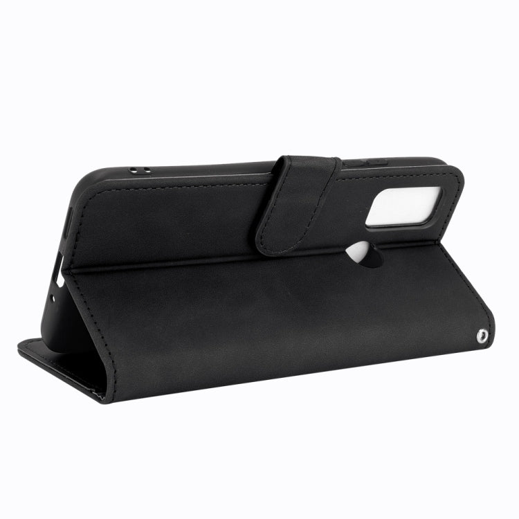 For Ulefone Note 10 Solid Color Skin Feel Magnetic Buckle Horizontal Flip Calf Texture PU Leather Case with Holder & Card Slots & Wallet(Black) - Ulefone Cases by PMC Jewellery | Online Shopping South Africa | PMC Jewellery | Buy Now Pay Later Mobicred