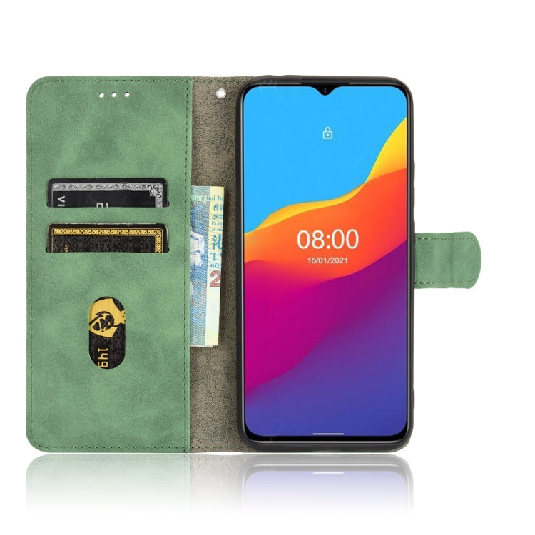 For Ulefone Note 10 Solid Color Skin Feel Magnetic Buckle Horizontal Flip Calf Texture PU Leather Case with Holder & Card Slots & Wallet(Green) - Ulefone Cases by PMC Jewellery | Online Shopping South Africa | PMC Jewellery | Buy Now Pay Later Mobicred