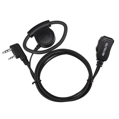 RETEVIS EEK012 Adjustable Contour High Volume K-head Double-needle D-type Ear Hook for H-777/RT-5R/RT1/RT2/RT5 /888s/UV5R - Microphones & Headsets by RETEVIS | Online Shopping South Africa | PMC Jewellery | Buy Now Pay Later Mobicred
