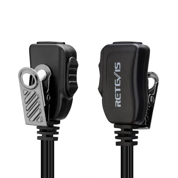 RETEVIS EEK012 Adjustable Contour High Volume K-head Double-needle D-type Ear Hook for H-777/RT-5R/RT1/RT2/RT5 /888s/UV5R
