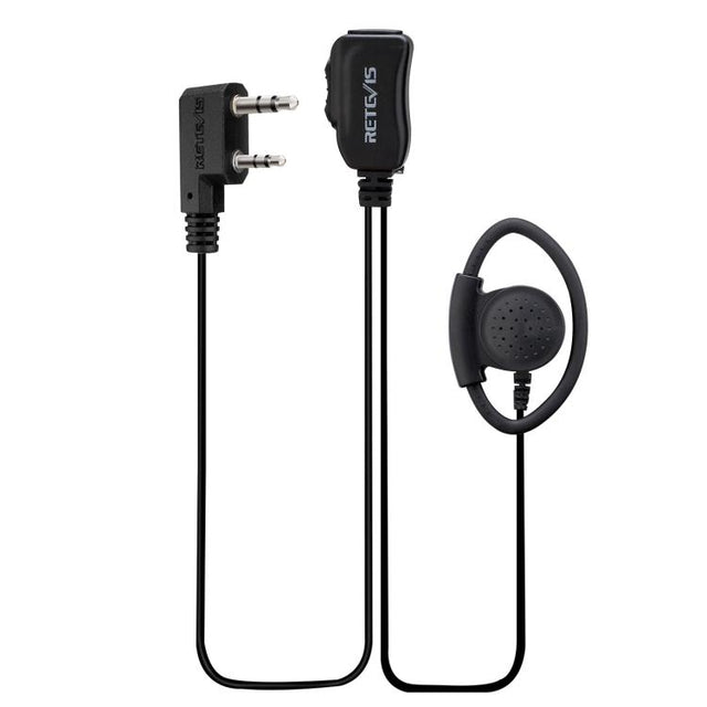 RETEVIS EEK012 Adjustable Contour High Volume K-head Double-needle D-type Ear Hook for H-777/RT-5R/RT1/RT2/RT5 /888s/UV5R