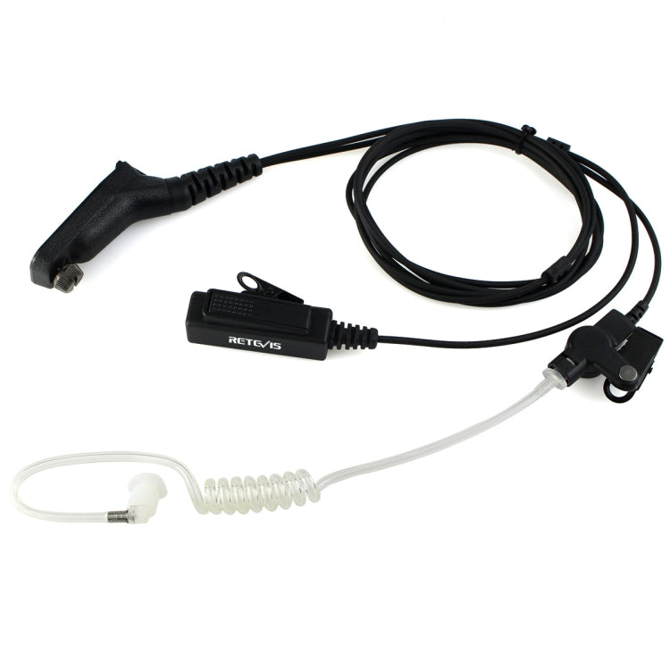 RETEVIS R-1M21 Two-wire Large PTT Acoustic Tube Earphone Microphone for Motorola XPR6000/XPR6550/DP4800/DP4801 - free shipping - PMC Jewellery - Order now!