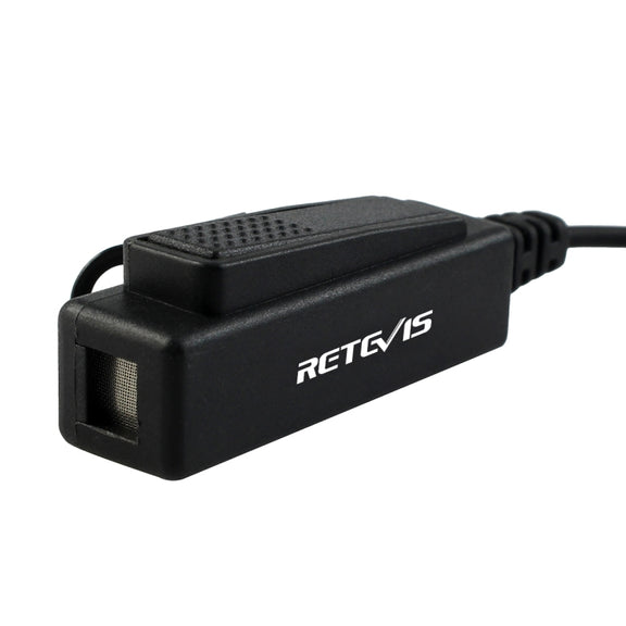 RETEVIS R-1M21 Two-wire Large PTT Acoustic Tube Earphone Microphone for Motorola XPR6000/XPR6550/DP4800/DP4801