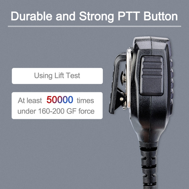 RETEVIS HM004 IPX5 Waterproof 2 Pin Motorcycle Speaker Microphone for Motorola GP68/GP88/GP300/ GP2000/CT150 - free shipping - PMC Jewellery - Order now!