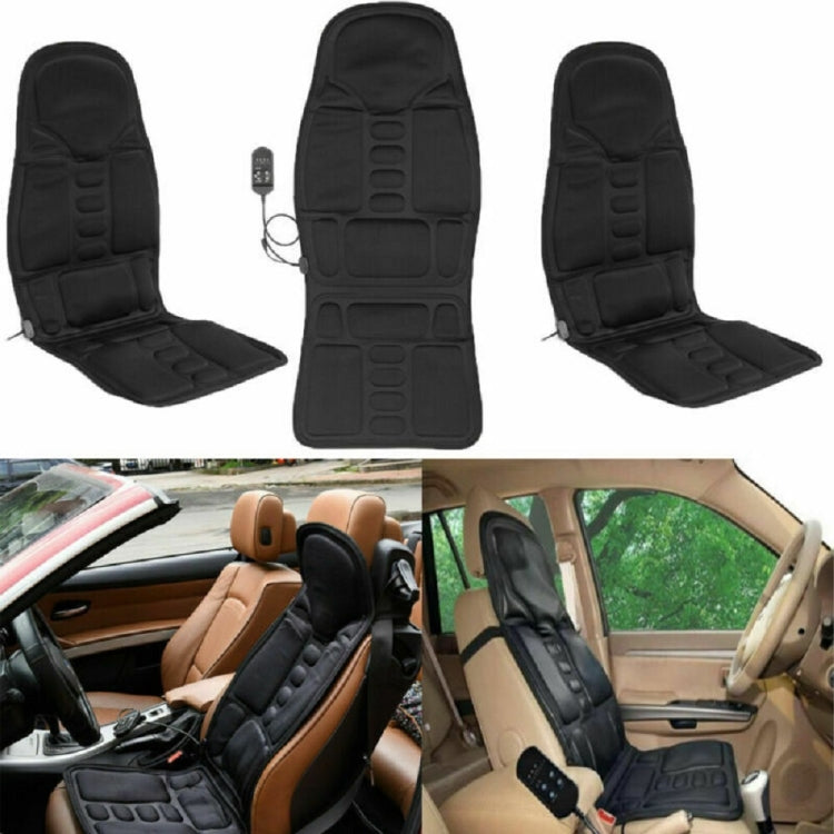 7 Massage Heads 8 Modes Car / Household Multifunctional Whole Body Cervical Massage Seat Cushion, Plug Type:AU Plug(Black)