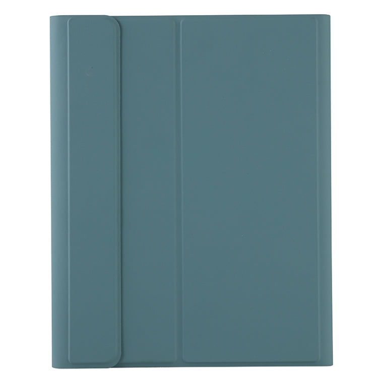 YT11B-A 2021 Detachable Candy Color Skin Texture Round Keycap Bluetooth Keyboard Leather Tablet Case with Touch Control & Pen Slot & Stand For iPad Pro 11 2021 / Air4 / Air5 / Pro 11(Dark Green) - For iPad Pro by PMC TechLife | Online Shopping South Africa | PMC TechLife | Buy Now Pay Later Mobicred