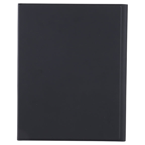 Y-C11B 2021 Detachable Candy Color Skin Texture Round Keycap Bluetooth Keyboard Leather Tablet Case with Pen Slot & Stand For iPad Pro 11 (2021)(Black)