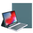 Y-C11B 2021 Detachable Candy Color Skin Texture Round Keycap Bluetooth Keyboard Leather Tablet Case with Pen Slot & Stand For iPad Pro 11 2021 / Air4 / Air5 / Pro 11(Dark Green) - For iPad Pro by PMC TechLife | Online Shopping South Africa | PMC TechLife | Buy Now Pay Later Mobicred
