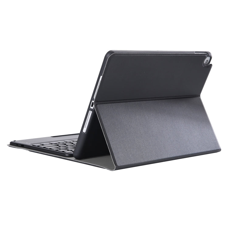 YA11B-A 2021 Detachable Lambskin Texture Round Keycap Bluetooth Keyboard Leather Tablet Case with Touch Control & Pen Slot & Stand For iPad Pro 11 2021 / Air4 / Air5 / Pro 11(Black) - free shipping - PMC TechLife - Order now!