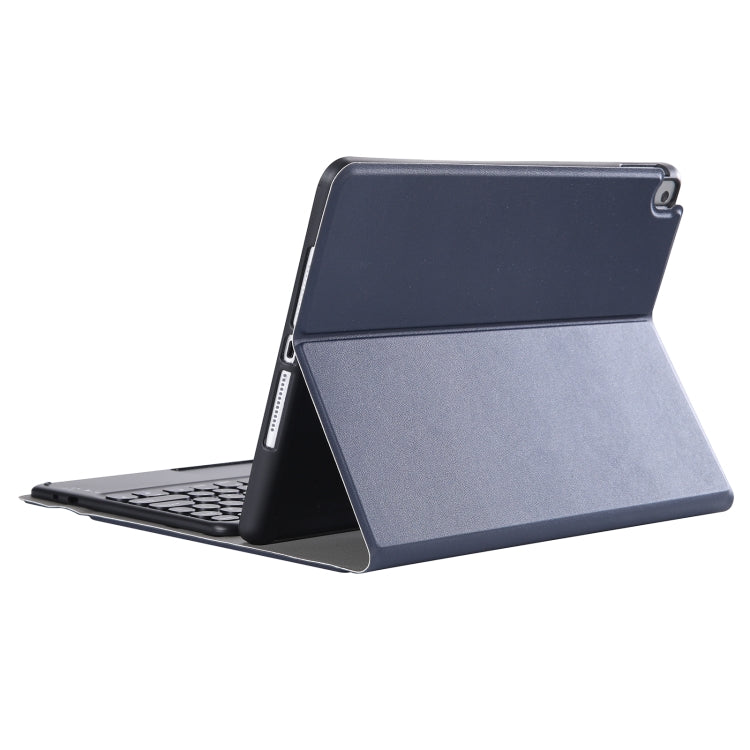 YA11B-A 2021 Detachable Lambskin Texture Round Keycap Bluetooth Keyboard Leather Tablet Case with Touch Control & Pen Slot & Stand For iPad Pro 11 (2021)(Dark Blue) - For iPad Pro by PMC TechLife | Online Shopping South Africa | PMC TechLife
