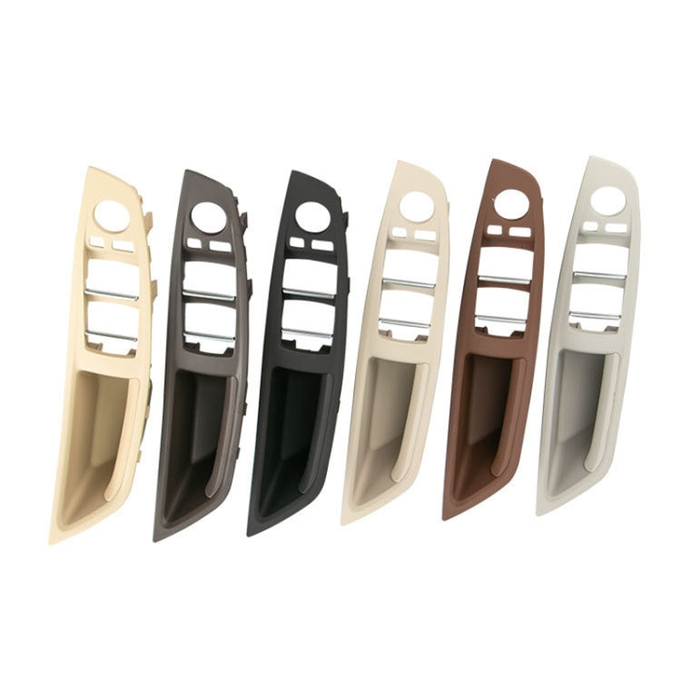 Car Left Front Inner Door Armrest for BMW  5 Series F10 / F18, Left Driving(Beige)