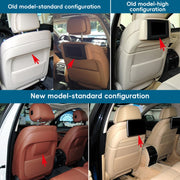 Car Seat Rear Panel Storage Bag 5210 7232 090 for BMW 5 Series / 7 Series, Standard Version(Wine Red)