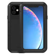 For iPhone 11 Pro LOVE MEI Metal Shockproof Waterproof Dustproof Protective Case(Black) - iPhone 11 Pro Cases by LOVE MEI | Online Shopping South Africa | PMC TechLife | Buy Now Pay Later Mobicred