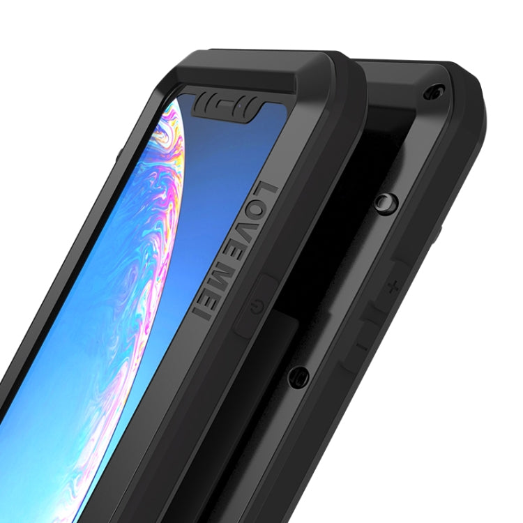 For iPhone 11 Pro Max LOVE MEI Metal Shockproof Waterproof Dustproof Protective Case(Black) - iPhone 11 Pro Max Cases by LOVE MEI | Online Shopping South Africa | PMC TechLife | Buy Now Pay Later Mobicred