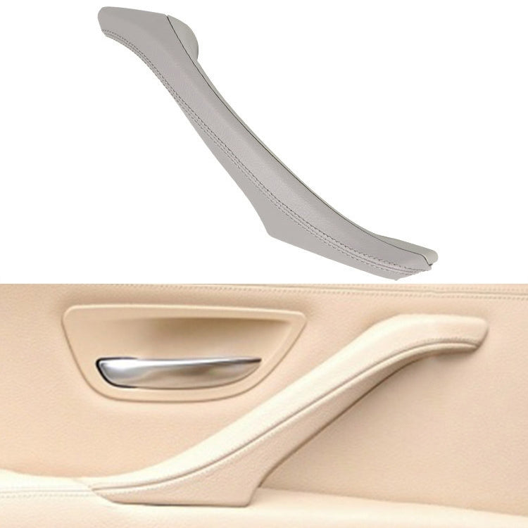 Car Leather Right Side Inner Door Handle Assembly 51417225854 for BMW 5 Series F10 / F18 2011-2017(Grey) - Door Handles by PMC TechLife | Online Shopping South Africa | PMC TechLife | Buy Now Pay Later Mobicred