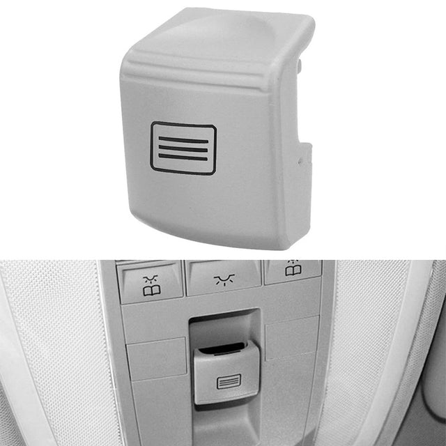 Car Sunroof Switch Button Dome Light Button for Mercedes-Benz W204 / X204 2008-2015(Grey White)