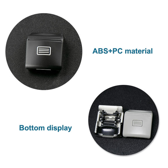 Car Sunroof Switch Button Dome Light Button for Mercedes-Benz W204 / X204 2008-2015(Black)