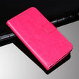 For Oukitel C23 Pro idewei Crazy Horse Texture Horizontal Flip Leather Case with Holder & Card Slots & Wallet(Rose Red) - More Brand by idewei | Online Shopping South Africa | PMC TechLife | Buy Now Pay Later Mobicred