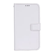 For Oukitel C23 Pro idewei Crazy Horse Texture Horizontal Flip Leather Case with Holder & Card Slots & Wallet(White)