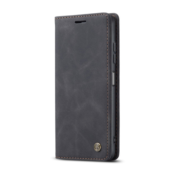 For Samsung Galaxy A22 5G CaseMe 013 Multifunctional Horizontal Flip Leather Case with Card Slot & Holder & Wallet(Black)