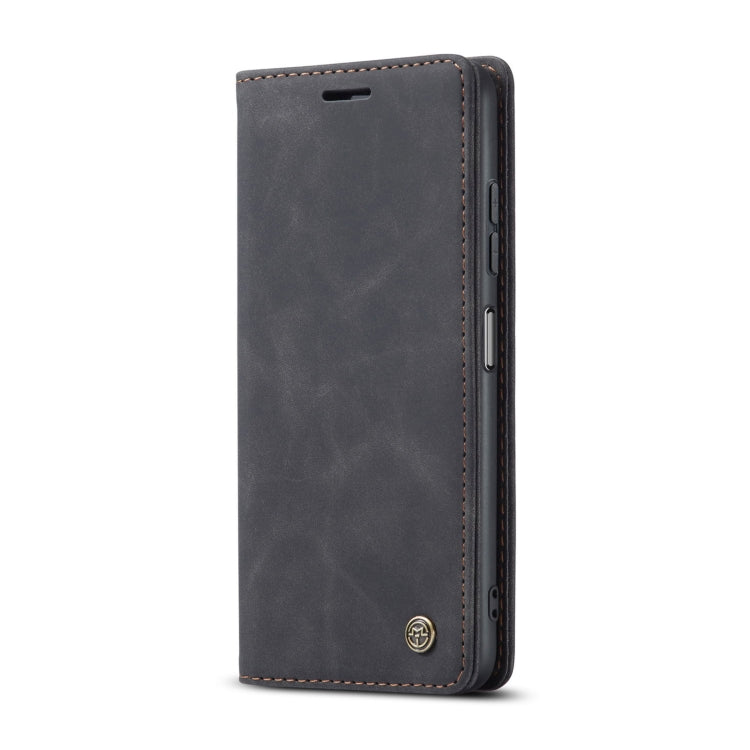For Samsung Galaxy A22 5G CaseMe 013 Multifunctional Horizontal Flip Leather Case with Card Slot & Holder & Wallet(Black)