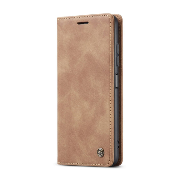 For Samsung Galaxy A22 5G CaseMe 013 Multifunctional Horizontal Flip Leather Case with Card Slot & Holder & Wallet(Brown)