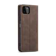 For Samsung Galaxy A22 5G CaseMe 013 Multifunctional Horizontal Flip Leather Case with Card Slot & Holder & Wallet(Coffee)