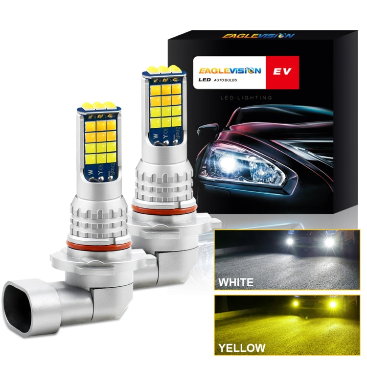 2 PCS V6 9005 DC9-36V 30W 3000LM IP65 Car LED Double Color Fog Light with 30LEDs SMD-2525 Lamp - Fog / Driving Lights by PMC TechLife | Online Shopping South Africa | PMC TechLife | Buy Now Pay Later Mobicred
