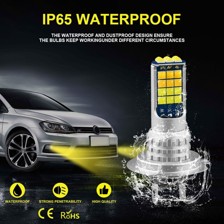 2 PCS V6 H7 DC9-36V 30W 3000LM IP65 Car LED Double Color Fog Light with 30LEDs SMD-2525 Lamp - Fog / Driving Lights by PMC TechLife | Online Shopping South Africa | PMC TechLife | Buy Now Pay Later Mobicred
