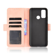 For Ulefone Note 10 Skin Feel Calf Pattern Horizontal Flip Leather Case with Holder & Card Slots & Photo Frame(Pink)