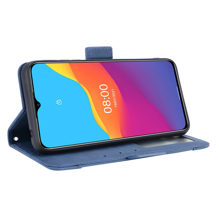 For Ulefone Note 10 Skin Feel Calf Pattern Horizontal Flip Leather Case with Holder & Card Slots & Photo Frame(Blue) - Ulefone Cases by PMC Jewellery | Online Shopping South Africa | PMC Jewellery | Buy Now Pay Later Mobicred