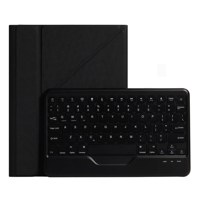 B09 Splittable Bluetooth Keyboard Leather Tablet Case with Triangle Holder & Pen Slot For iPad 10.2 2020 & 2019 / Pro 10.5 inch / Air 3 10.5 inch(Black Diamond Pattern)