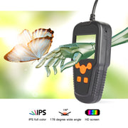 P60A 5.5mm 1080P 2.4 inch IPS Screen IP68 Water-resistant HD Digital Endoscope, Length:10m Hard Cable