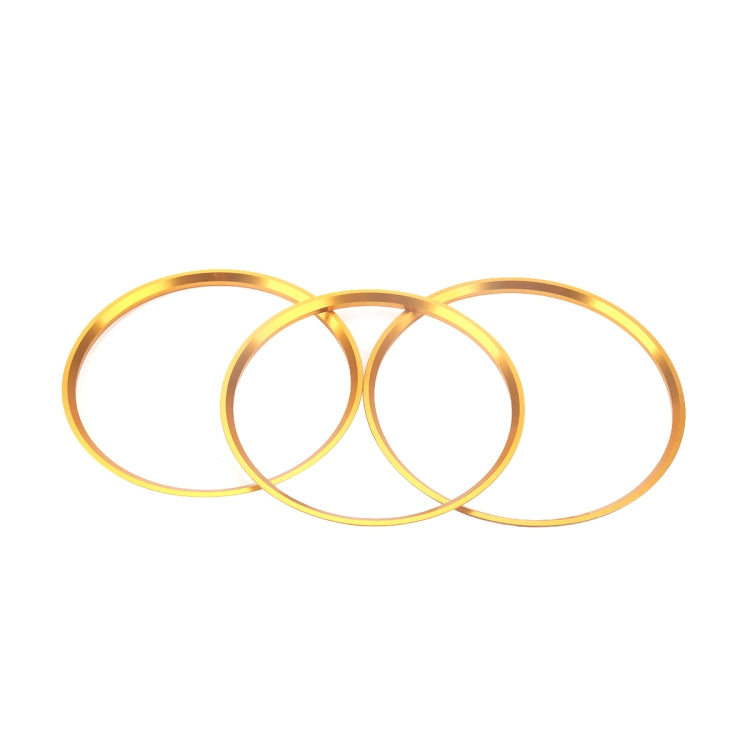 A5819-02 5 PCS Car Gold Air Conditioner Air Outlet Decorative Ring for Mercedes-Benz - free shipping - PMC Jewellery - Order now!