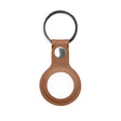 Mutural PU Leather Protective Case with Key Ring for AirTag(Brown) - Other by Mutural | Online Shopping South Africa | PMc TechLife | Buy Now Pay Later Mobicred