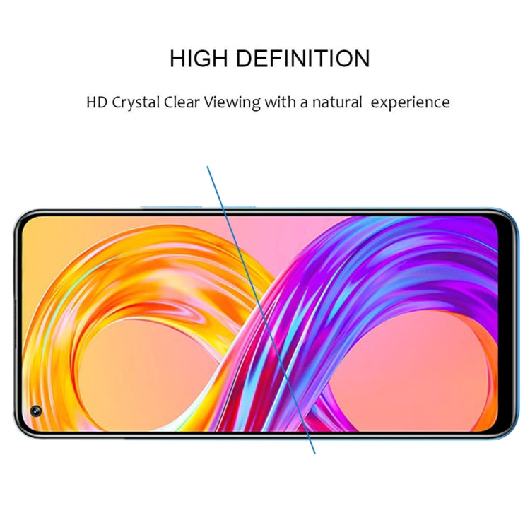 For OPPO Realme 8 / 8 Pro Full Glue Full Cover Screen Protector Tempered Glass Film - Realme Tempered Glass by PMC TechLife | Online Shopping South Africa | PMC TechLife | Buy Now Pay Later Mobicred