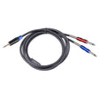 TC195BULS01-18 3.5mm Male to Dual 6.35mm Mono Male Audio Cable, Length:1.8m - Microphone Audio Cable & Connector by PMC TechLife | Online Shopping South Africa | PMC TechLife | Buy Now Pay Later Mobicred