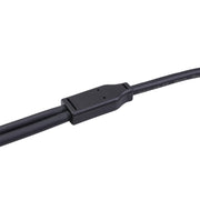 TC195BULS01-30 3.5mm Male to Dual 6.35mm Mono Male Audio Cable, Length:3m