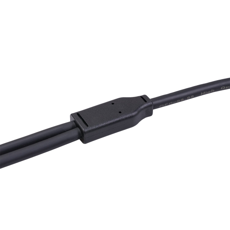 TC195BULS01-30 3.5mm Male to Dual 6.35mm Mono Male Audio Cable, Length:3m