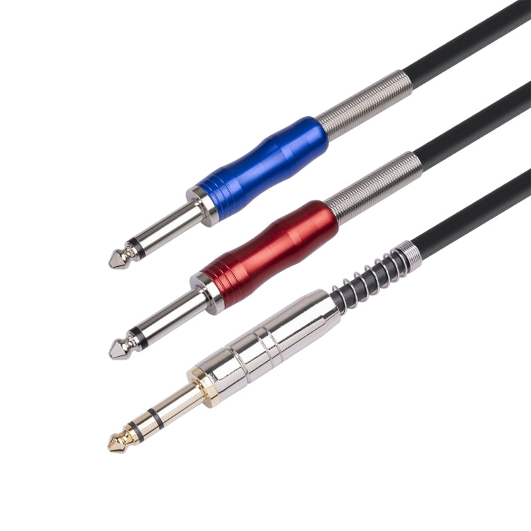 BLS0201-30 Stereo 6.35mm Male to Dual Mono 6.35mm Audio Cable, Length:3m - free shipping - PMC TechLife - Order now!