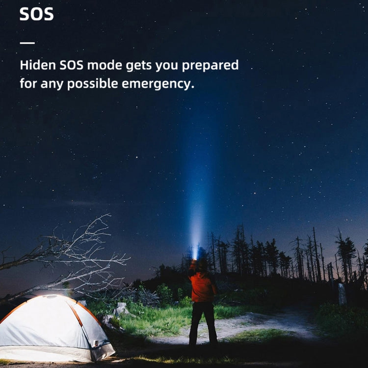 WUBEN L50 Outdoor Portable LED Strong Light USB Rechargeable Aluminum Flashlight - free shipping - PMc TechLife - Order now!