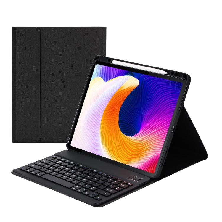HK132 Detachable Plastic Bluetooth Keyboard Tablet Case with Holder & Pen Slot For iPad Pro 12.9 inch 2021 / 2020 / 2018(Black) - For iPad Pro by PMC TechLife | Online Shopping South Africa | PMC TechLife | Buy Now Pay Later Mobicred
